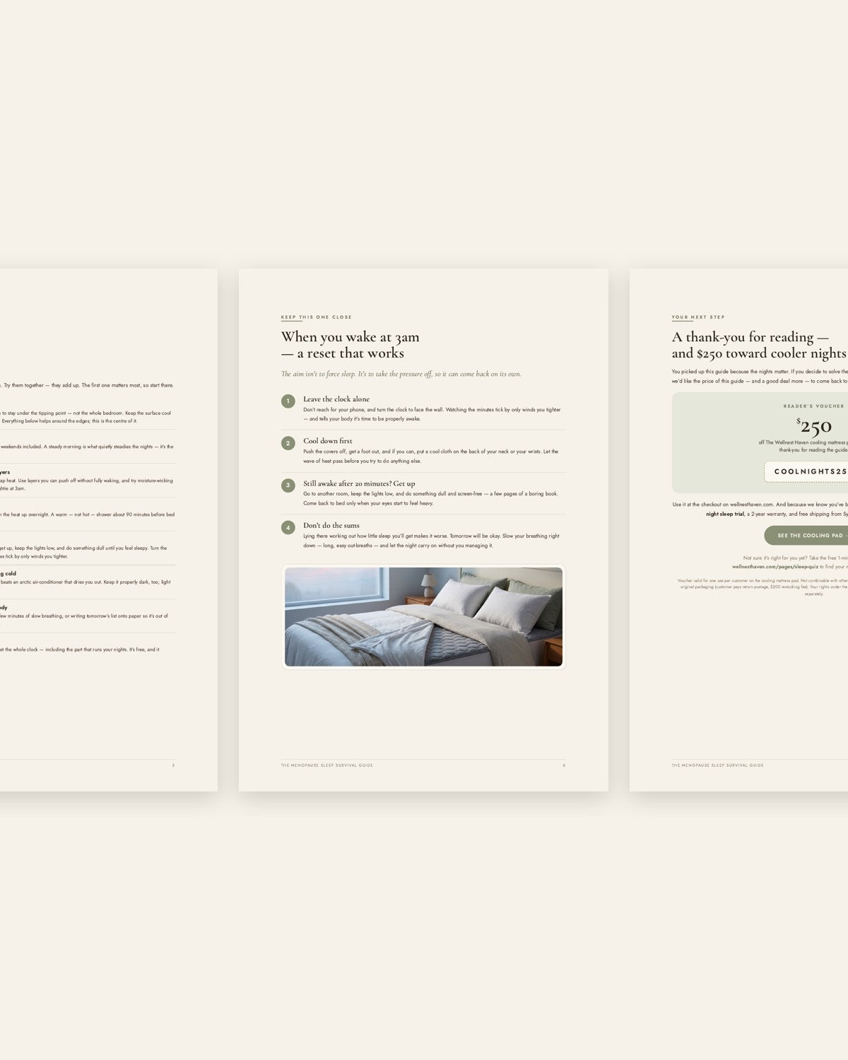 Inside the guide — sample pages