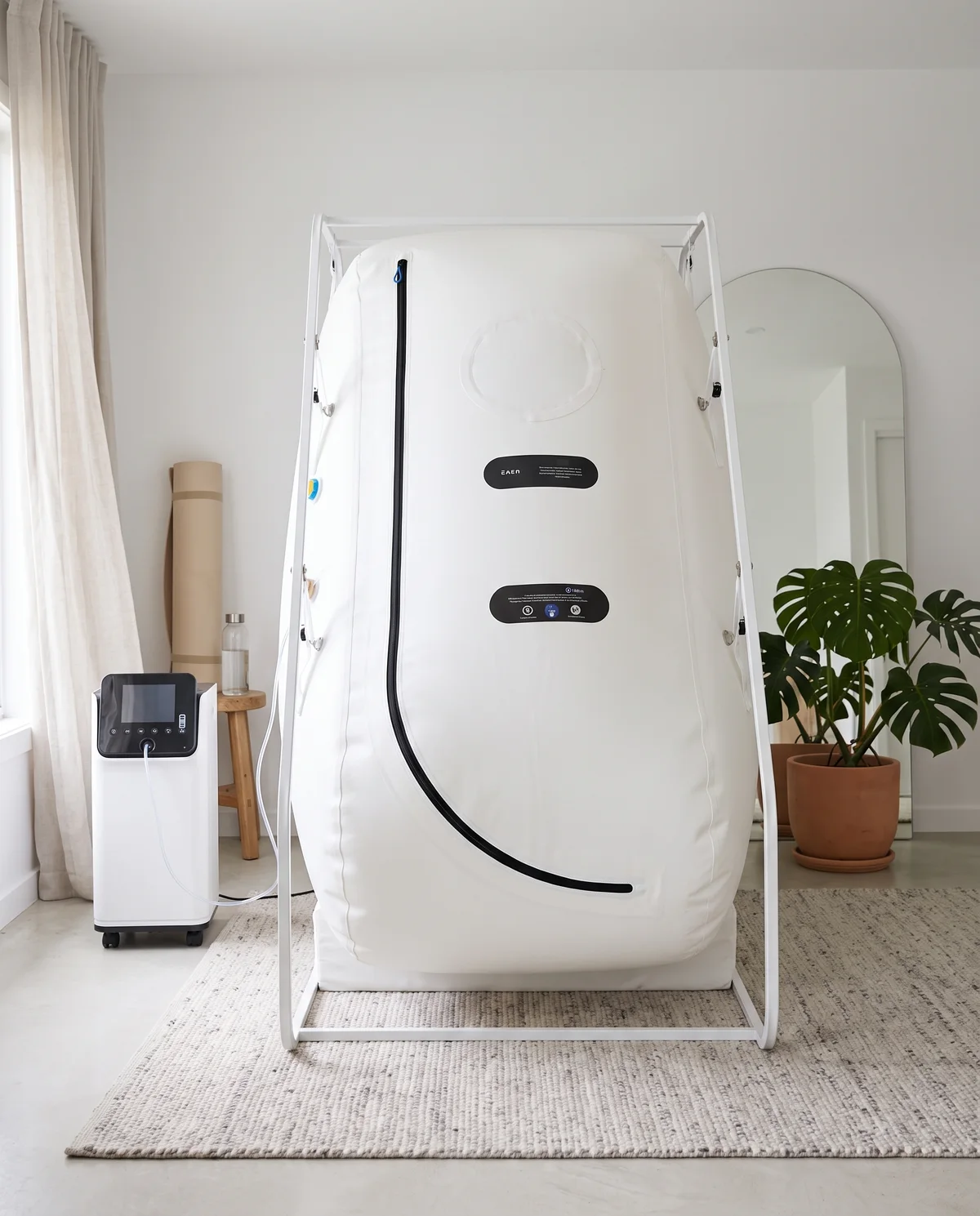 The Haven Rise upright soft chamber in a light-filled room.